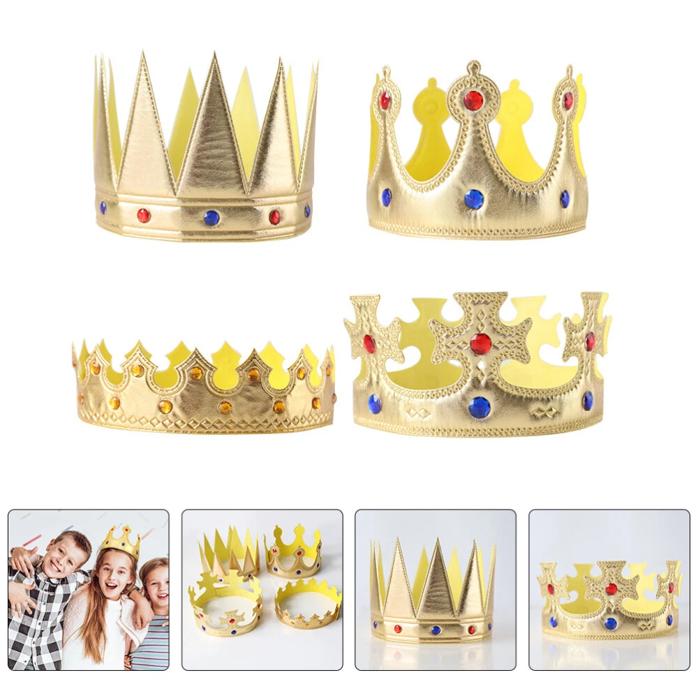 4Pcs Crowns for Kids Birthday Crowns Crowns for kids Crowns for