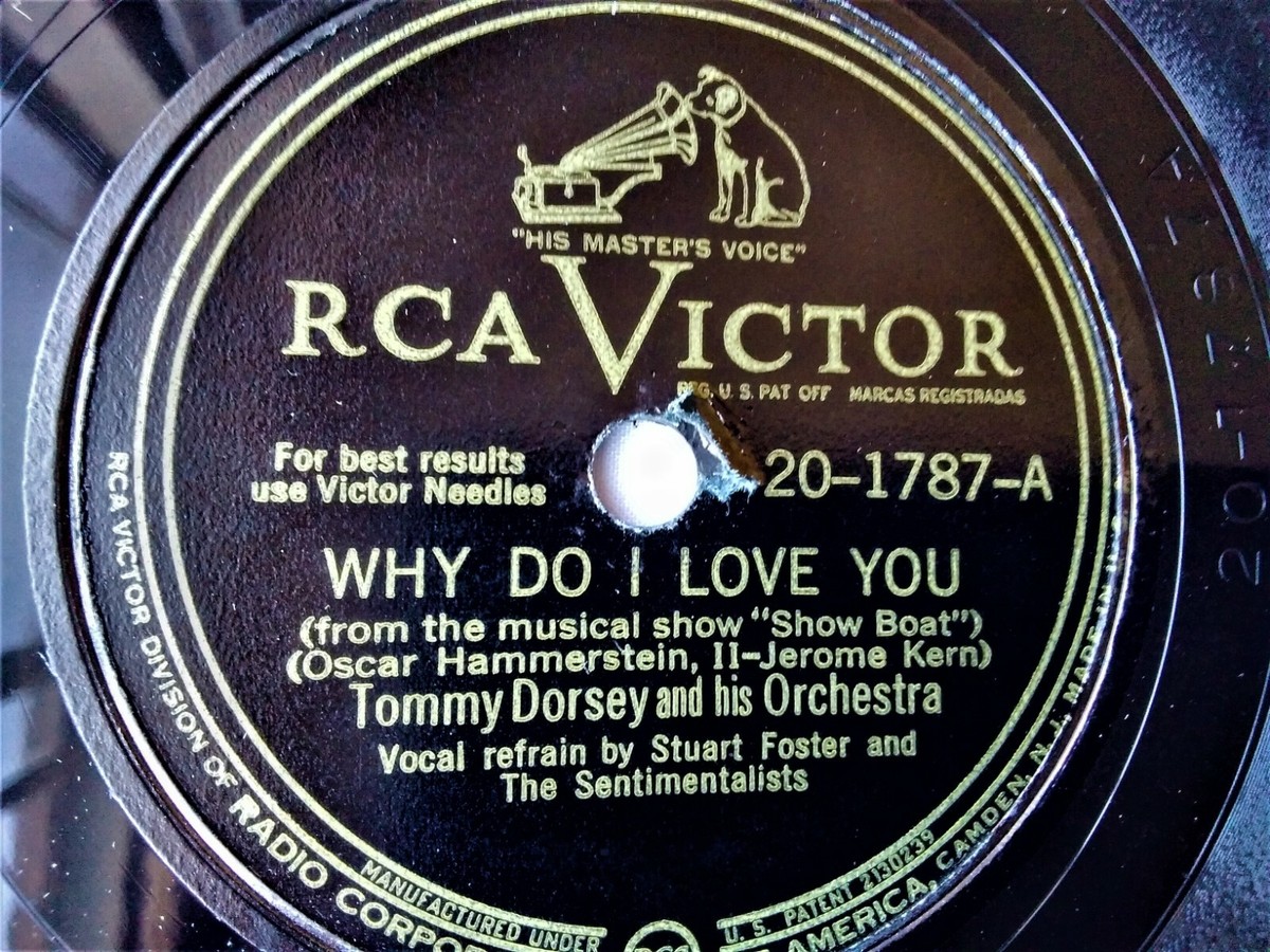 Tommy Dorsey 78rpm Single 10-inch RCA Victor Records #20-1787 Why