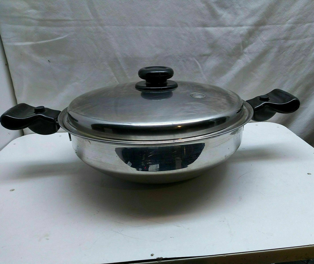 Saladmaster Wok 5Qt Versa TP304-316 Surgical Paella Fry Pan 12
