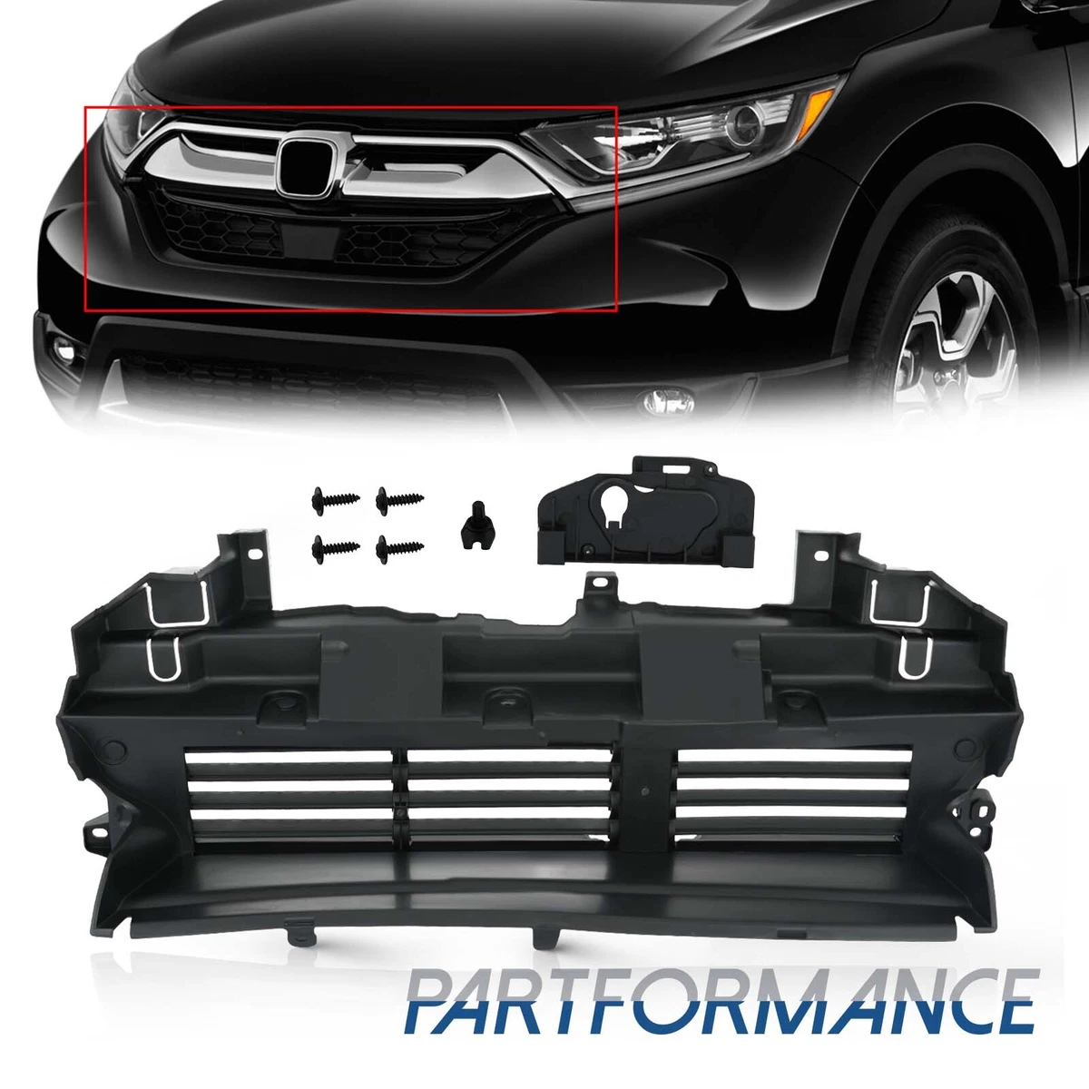 Active Grille Shutter Front Upper for Honda CR-V 2017-2019 w/o 