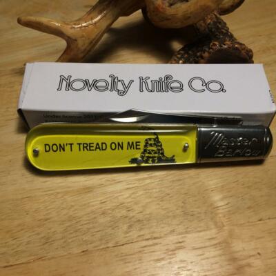 Novelty Cutlery Don't Tread on Me Barlow 5'' Pocket Knife NV257