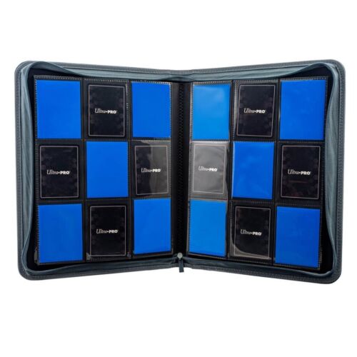 ULTRA PRO BINDER Vivid Deluxe 9 Pocket Zippered PRO-Binder DELUXE Blue - Picture 3 of 10