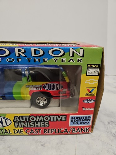 Jeff Gordon Chevrolet Suburban Metal Diecast Bank 1993 Rookie of the Year NASCAR - Picture 6 of 19
