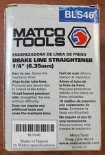 Matco Tools BLS46 1/4" Brake Line Straightener - NEW!