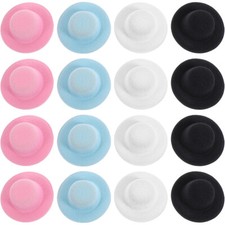 20 Pcs Little Top Hat Tiny Snowman Hats for Crafts Miniature Small