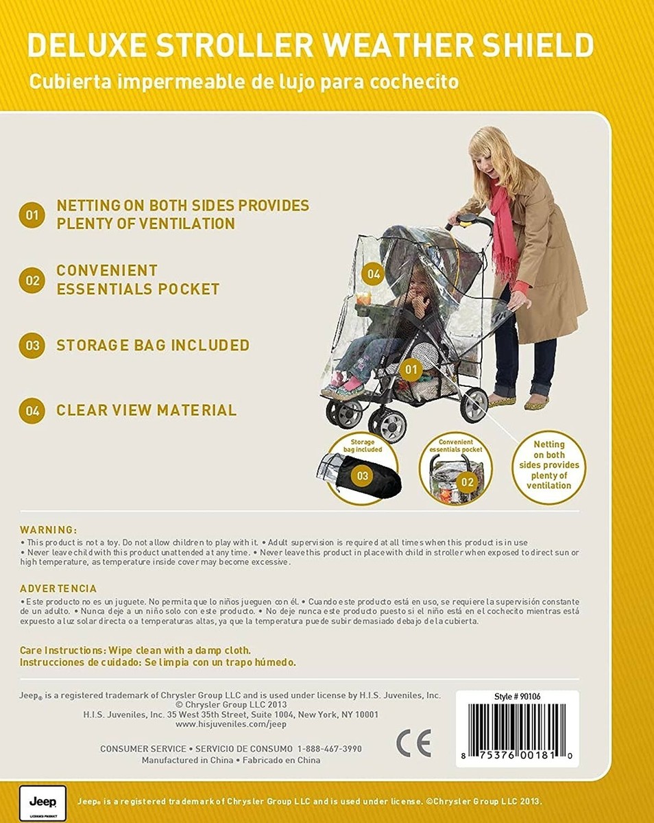 Rain Cover For Stroller Universal Jeep Stroller Weather Shield