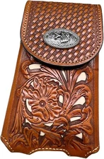 7" HORSE  POUCH BELT LOOP CELL PHONE HOLSTER CASE WESTERN UNIVERSAL #EH12691