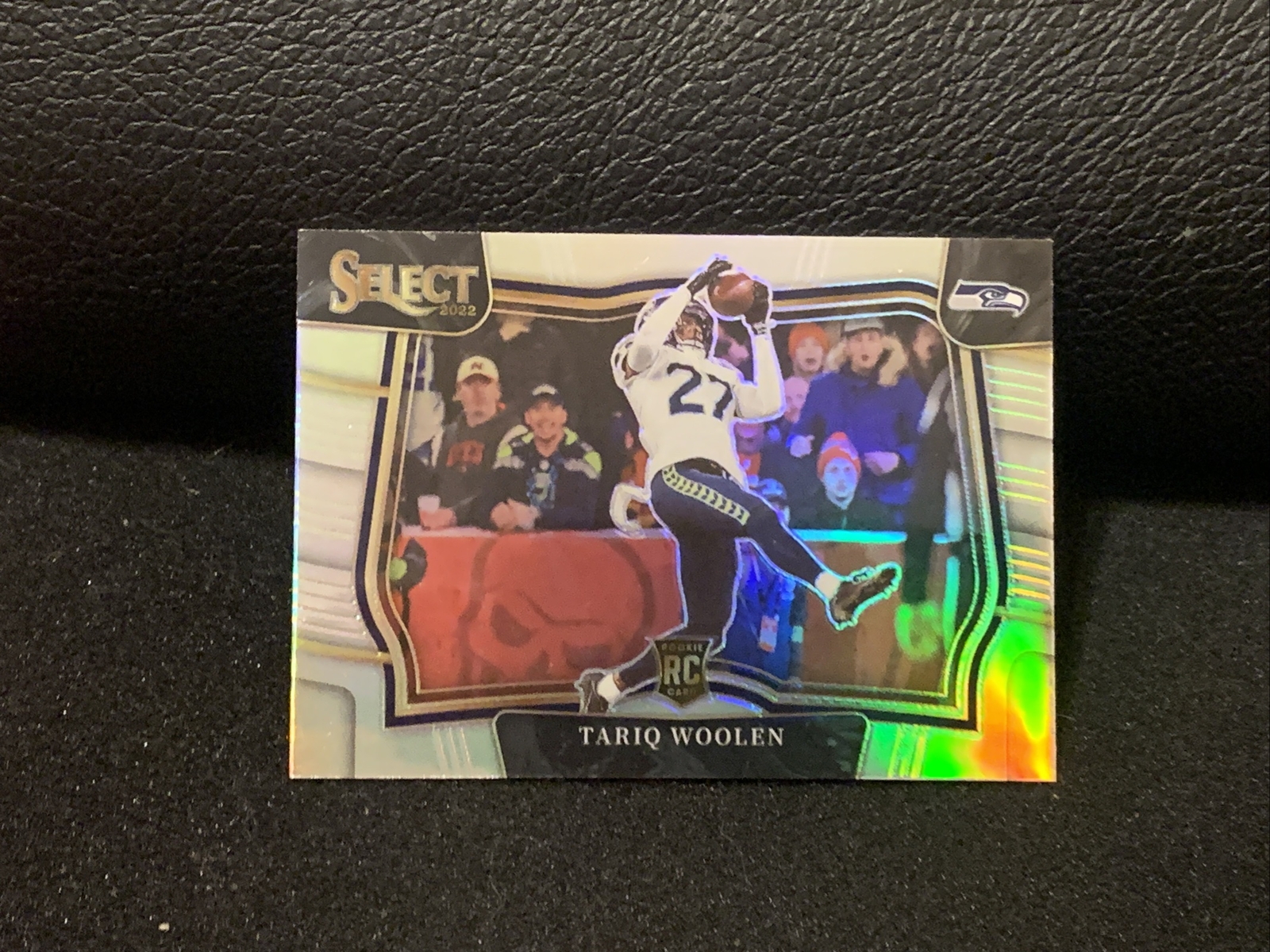 TARIQ WOOLEN RC 2022 PANINI SELECT FOOTBALL FIELD LEVEL #490 SILVER PRIZM ROOKIE