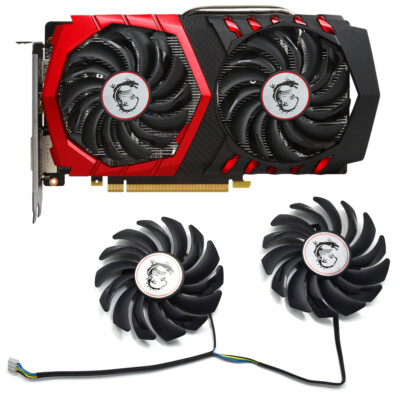 MSI GTX1060 1070 1050 TI graphics card cooling fan 1080ti GAMING ball 85MM