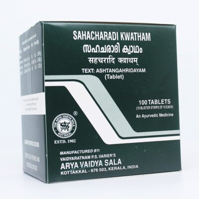 Kottakkal Sahacharadi Kwatham 100 Tabletten | Knochenpflege | KOSTENLOSER VER...