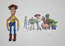 1 Toy Story 4 Woody Decoset Kid Bday Cake Topper Party Decoration 2Pc Set Kit
