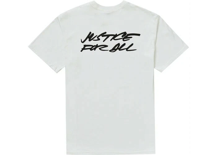 all white supreme shirt