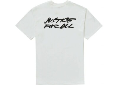 Supreme White Futura Logo  