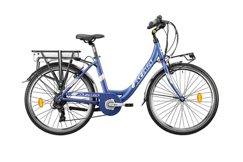 Atala EBIKE E-RUN 6.1 Lady 360 Donna 45 Bicicletta Elettrica ERUN  BLU-CHAMPAGNE | eBay