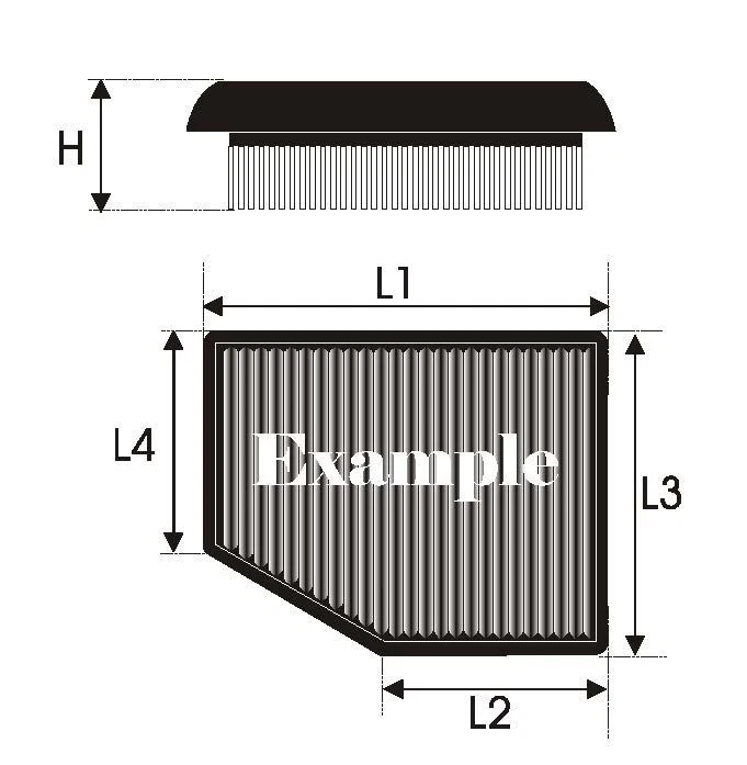 Filtro de aire de rendimiento para adaptarse a Volvo V70 I 2.4L (años 06/01>09/07) - Imagen 2 de 4