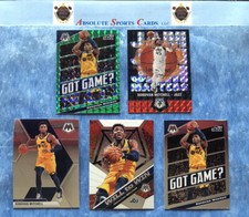 2019-20 Mosaic DONOVAN MITCHELL LOT X5 | Will To Win | Got Game | Green | Jazz