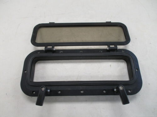 NTGC PORTLIGHT WINDOW BLACK 16" W X 6 3/4" H MARINE BOAT - Picture 3 of 9