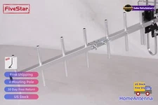 Yagi Outdoor HDTV Antenna for VHF UHF Digital Channels 200 Mile Range