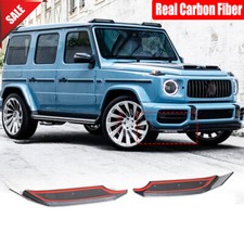 For Mercedes G-class W463 W464 G63 2019-2023 Real Carbon Front Bumper Splitters For Mercedes G-class W463 W464 G63 2019-2023 Real Carbon Front Bumper Splitters