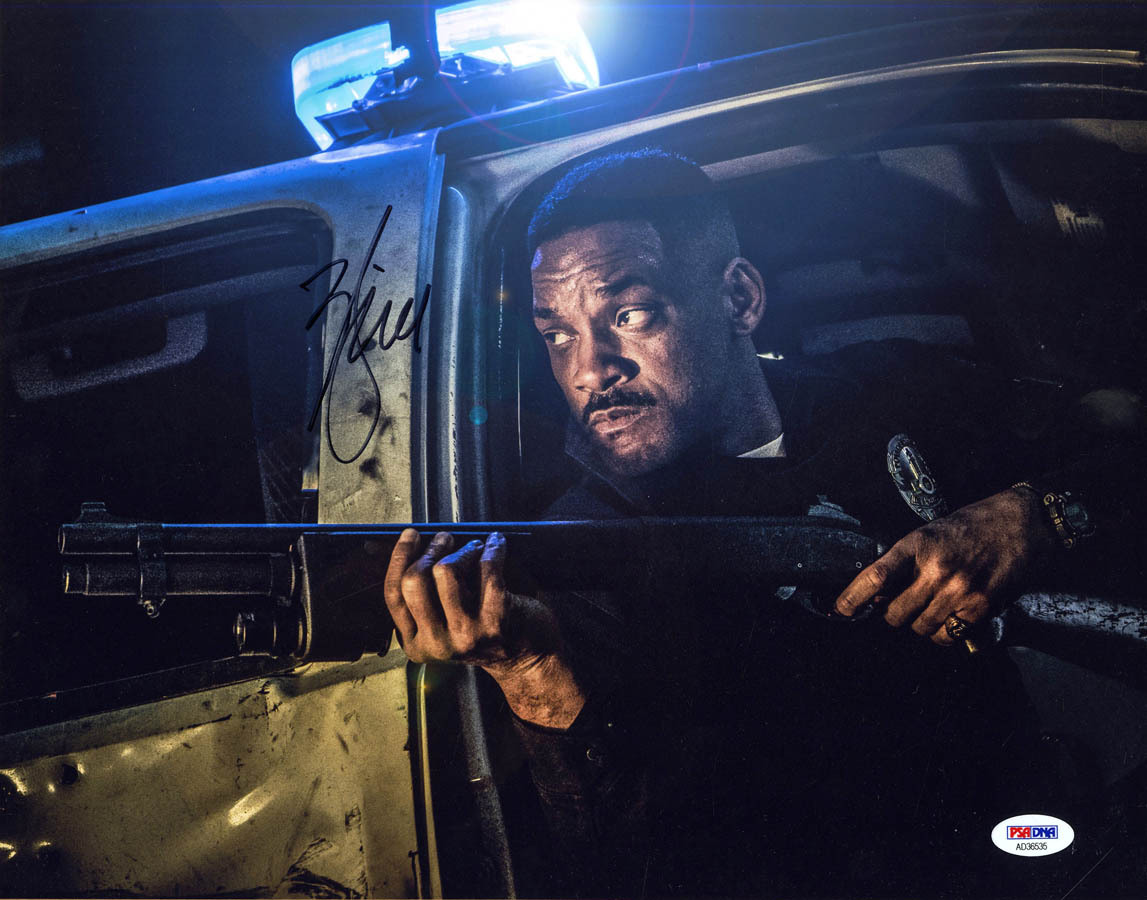 Will Smith Autographed Signed 11x14 Photo Bright Bad Boys PSA/DNA RARE ACTION 