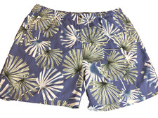 Tommy Bahama Swim Trunks Men's XL Hawaiian Palm Trees Button Zip Fly Drawstring