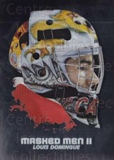 2009-10 Between The Pipes Masked Men II Silver #40 Louis Domingue