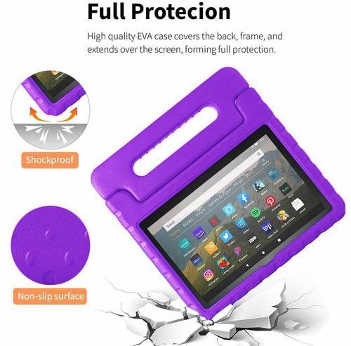 Case Handle For Amazon Fire HD /HD8 Plus 8" 2024/2022/2020 Kids Friendly Cover - Picture 20 of 21