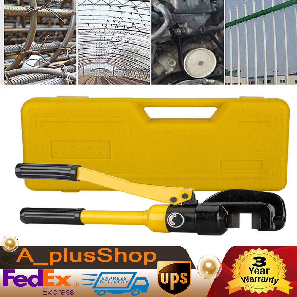 Hydraulic Rebar Cutter Copper Steel Bar Shear 4-16mm Rebar Cutting tool 8 Ton