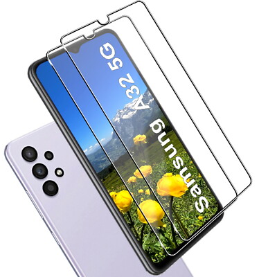 Für Samsung Galaxy A32 5G Echt Glas Display Schutz Panzerfolie 9H Schutzglas 2x