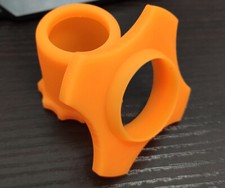 4 Sets Orange Wireless Mic Protective Kit Anti-Rolling Ring Cover Anti-Slip