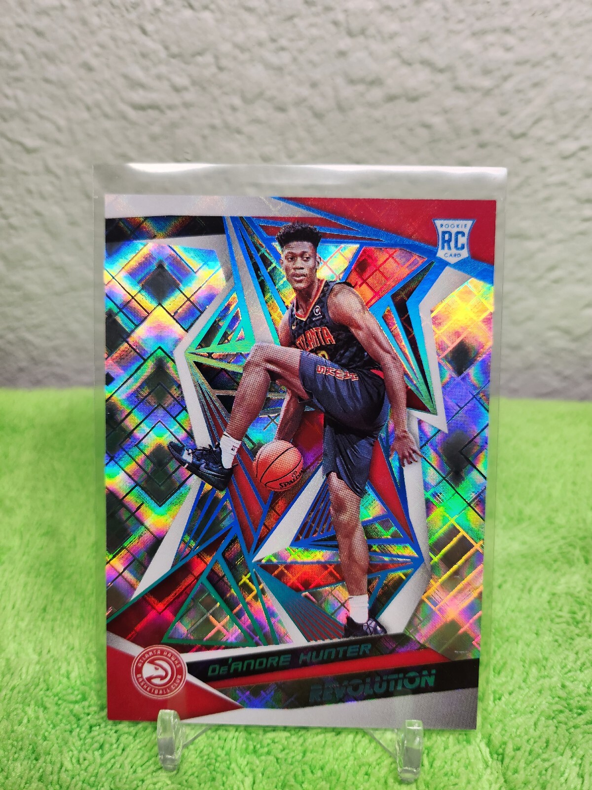 Deandre Hunter 2019-20 Panini Revolution Cosmic /100 Rc Rookie Atlanta Hawks