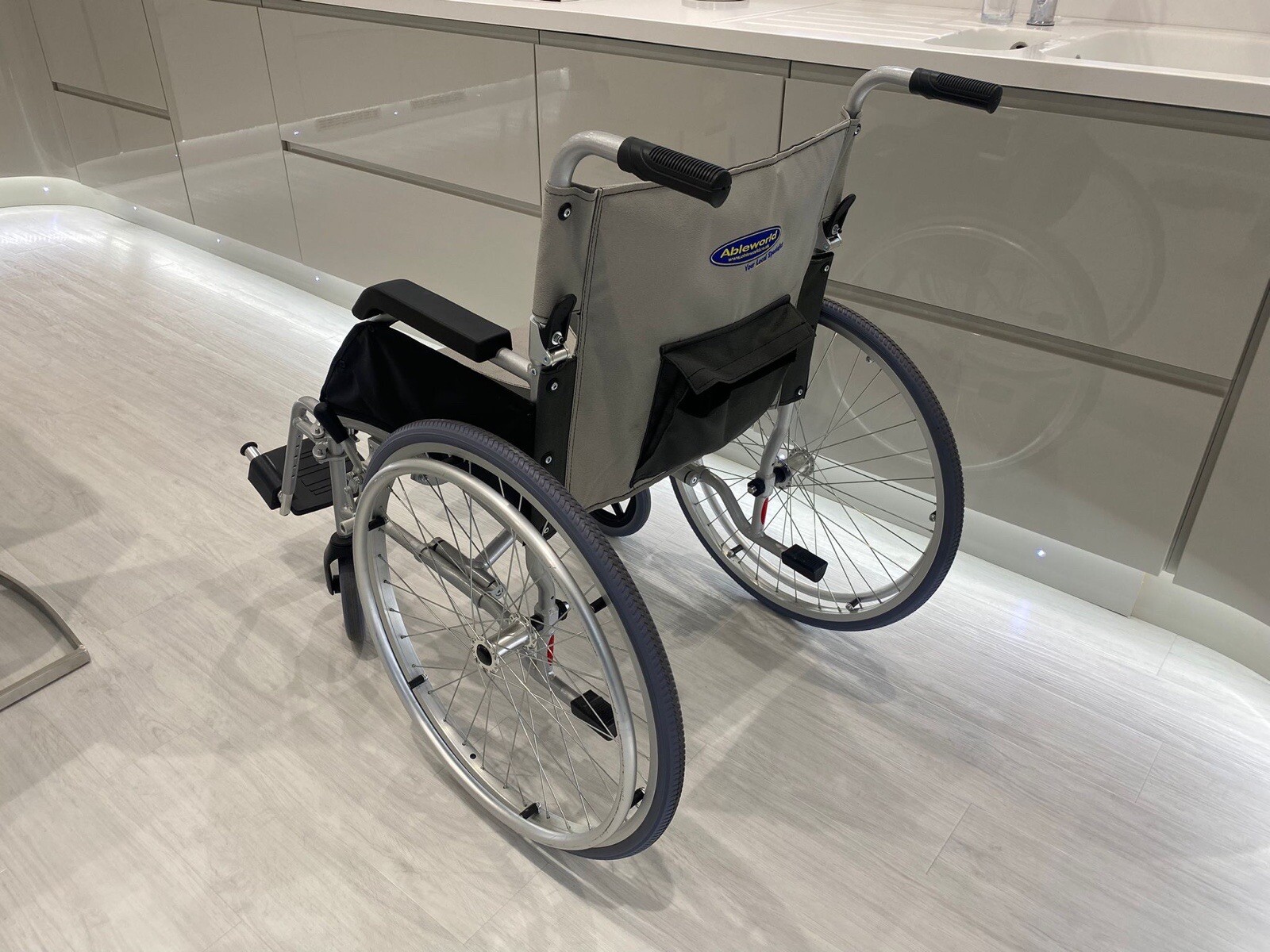 Ableworld Ultra lightweight Wheelchair 20inch eBay