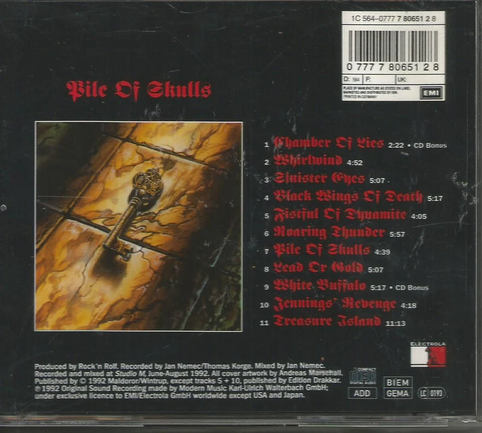 Pile of Skulls Running Wild CD EMI1992 - Bild 2 von 2