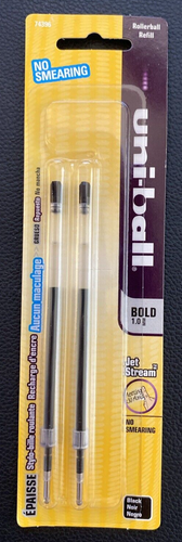 Uni-ball 207 Impact Gel Pens 12-Pack + Refills - Bold 1.0mm Blue Ink Pens With Super Ink