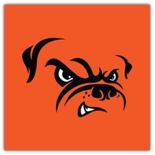 Cleveland Browns Mascot Silhouette NFL Sport Car Bumper Sticker Decal 