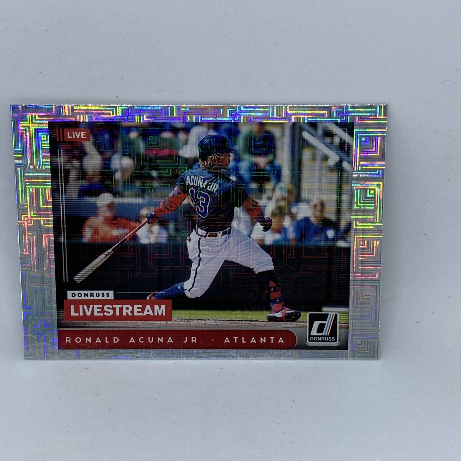 2021 Donruss #LS5 Ronald Acuna Jr. Livestream Rapture