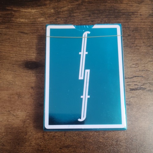 Fontaine Turquoise Foil Playing Cards New LTD Edition Holographic Cardistry Deck - Picture 4 of 7
