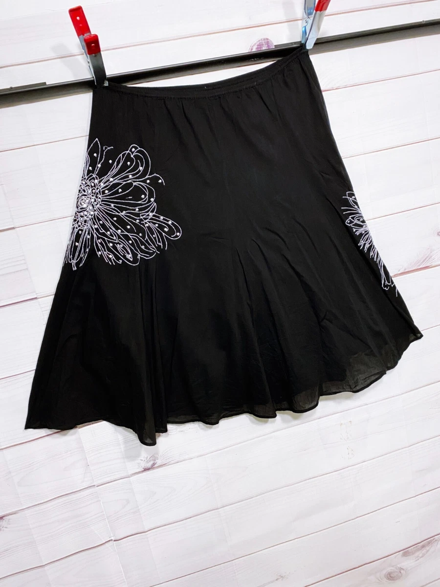Embroidered skirt xl cheap