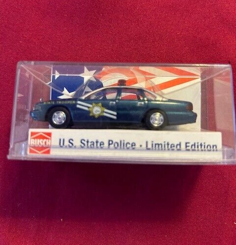 HO Scale Busch Chevy Caprice U S State Police Nevada # 47680 - Picture 1 of 2