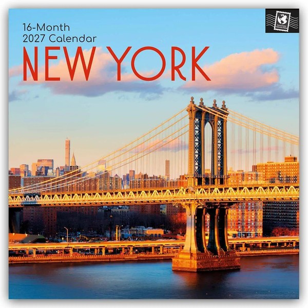 New York 2027 - 16-Monatskalender Gifted Stationery Co. Ltd Kalender 28 S. 2027-image