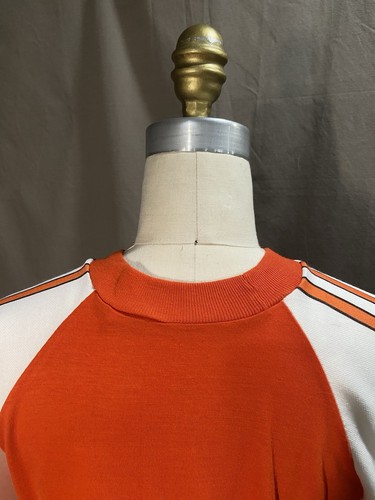 Vintage 70s-80s Unisex Orange “Knights” Velva Sheen Tshirt Single Stitch XS/S - Picture 7 of 16