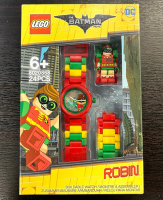 LEGO The LEGO Batman Movie Robin Minifigure Watch 8020868 NEW Sealed Kids Watch