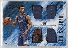 2015 Absolute Tools of the Trade Rookie Materials /25 Tyus Jones Quad Patch 1qe0