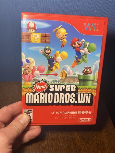 New Super Mario Bros Nintendo Wii 2009 Videospiel komplett mit Handbucheinlagen CIB - Bild 16 von 18