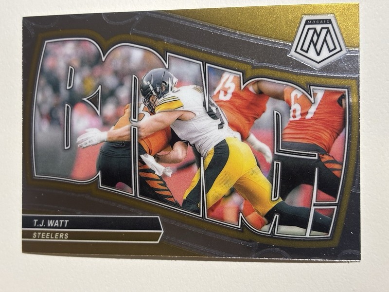 2024 Panini Mosaic - Bang! T.J. Watt #3