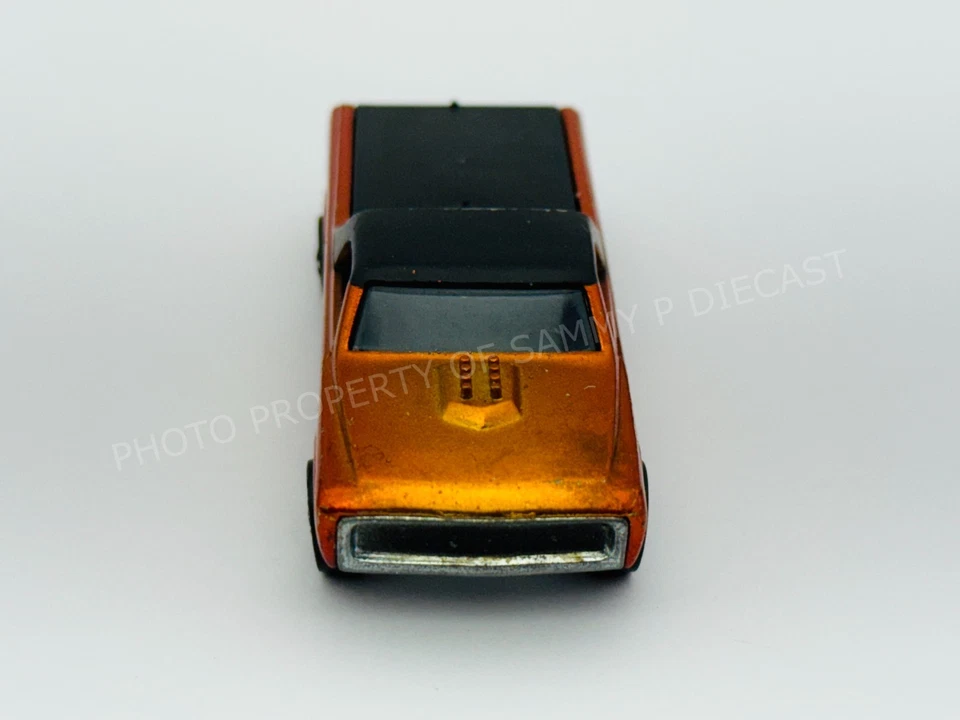 Hot Wheels Redline PERSONALIZADO FLEETSIDE Naranja EE. UU. Negro Interior ¡Muy Bonito!!! Foto 3 de 4