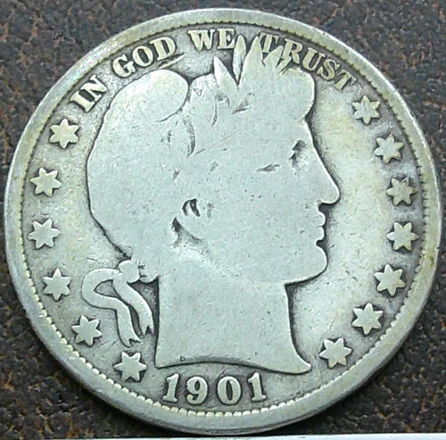 US 1901 Barber Half Dollar **