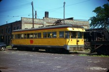 CRANDIC Cedar Rapids Interurban Trolley #116 1953 35mm Original Kodachrome Slide