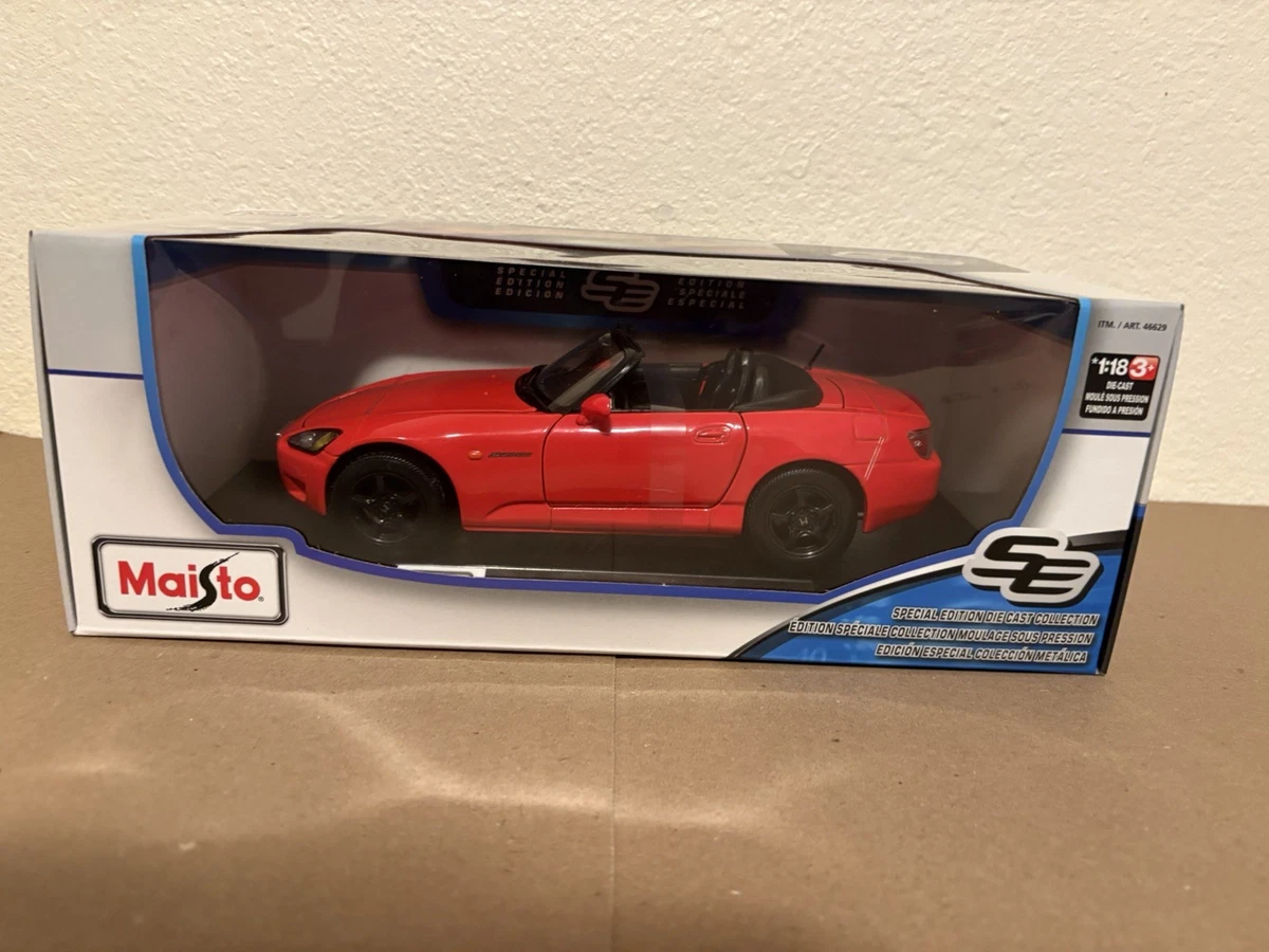 ミニカー Honda S2000 1:18 Maisto Special Edition 1:18 Scale Honda
