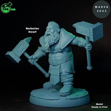 Dwarf Soldiers, Mounted, Unmounted, Fighters  Tabletop Gaming Miniature  TPKLa